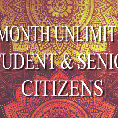 1 Month Unlimited Students & Senior Citizens