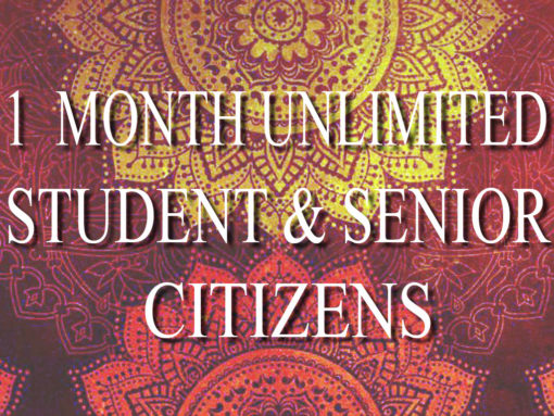 1 Month Unlimited Students & Senior Citizens