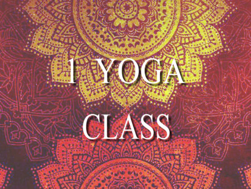 1 Yoga Class, in-person